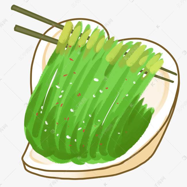 韭菜的画法儿童简笔图片