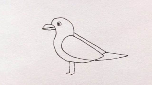 海鸥怎么画简笔画 海鸥怎么画简笔画