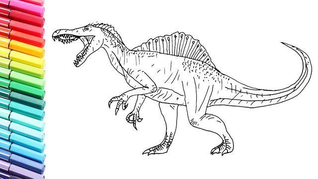 白垩纪恐龙简笔画图片
