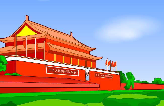 北京天安城门图画图片