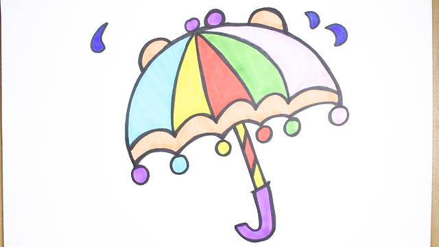 雨伞简笔画 雨伞简笔画图片