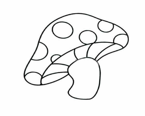 简笔画蘑菇的简笔画大全简单简笔画:可爱的小蘑菇一看就会的亲子绘画