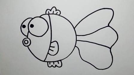 各种小金鱼简笔画图片