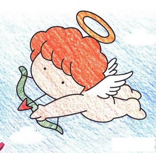 天使儿童简笔画教程