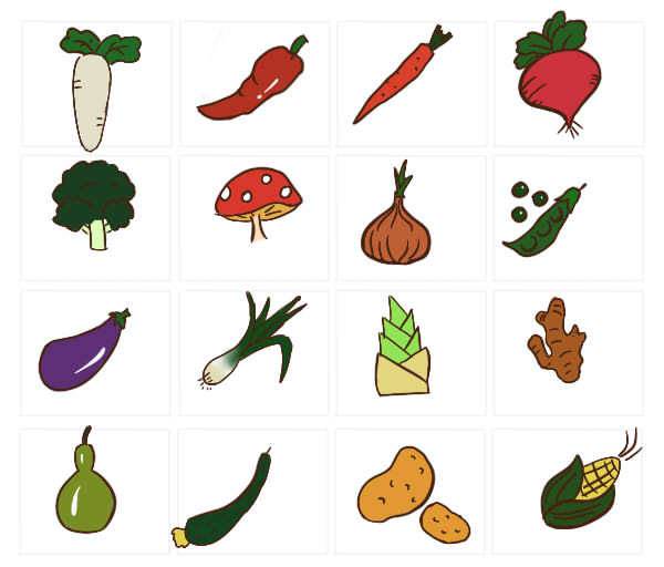果蔬创意主题简笔画第2张儿童彩色简笔绘画蔬果大全蔬菜一步步长大简