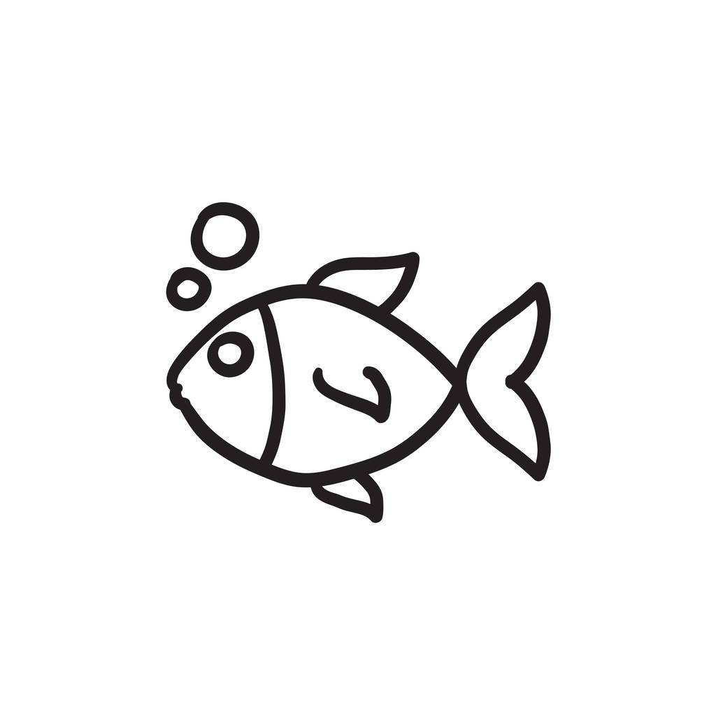 彩色简笔画鱼肉素材免费下载 - 觅知网