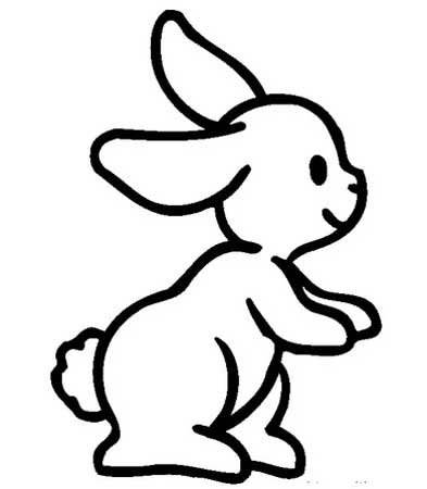 兔子的画法儿童简笔画图片